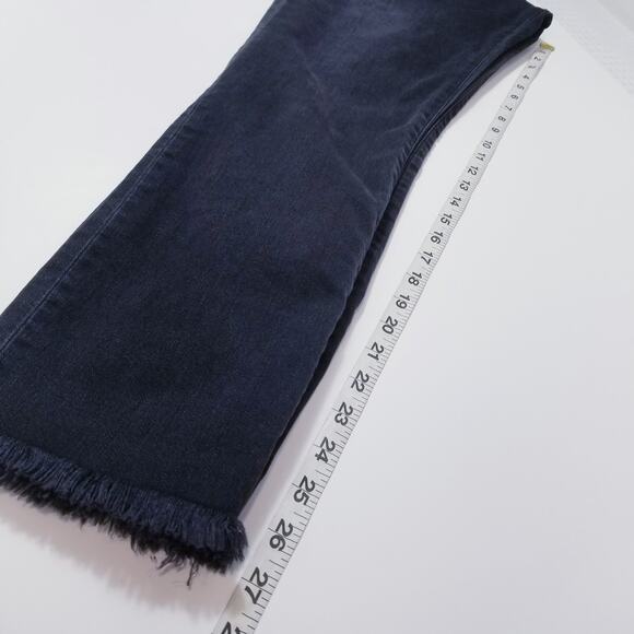 3x1 NYC Skinny Jeans Black High Rise Frayed Hem Denim - Picture 8 of 12